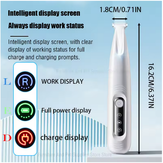 Dog & Cat Fur Trimmer with LED Light