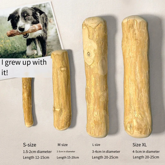 Coffee Wood Dog Chew Toy
