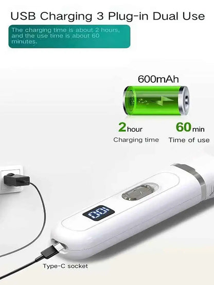 Professional Dog Hair Clippers – Silent USB Rechargeable Grooming Tool for Pets