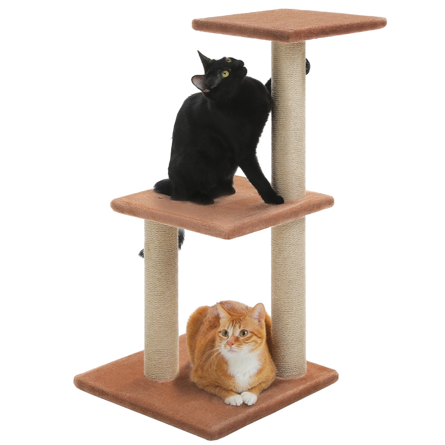 Premium Cat Activity Tree 2-in-1 - Convertible Tower with Hammock & Removable Perch