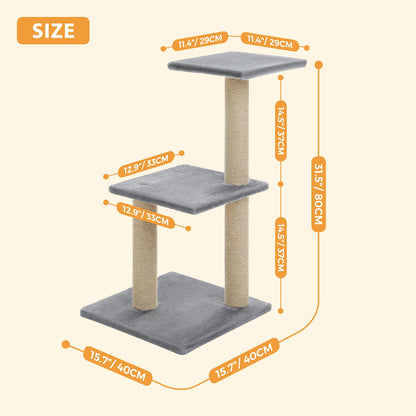 Premium Cat Activity Tree 2-in-1 - Convertible Tower with Hammock & Removable Perch