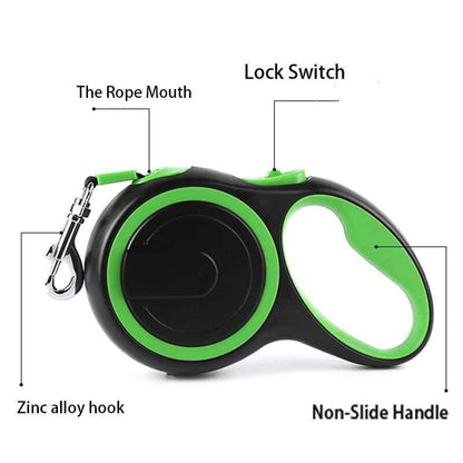 Retractable Dog Leash - Ultimate Control for Your Pet